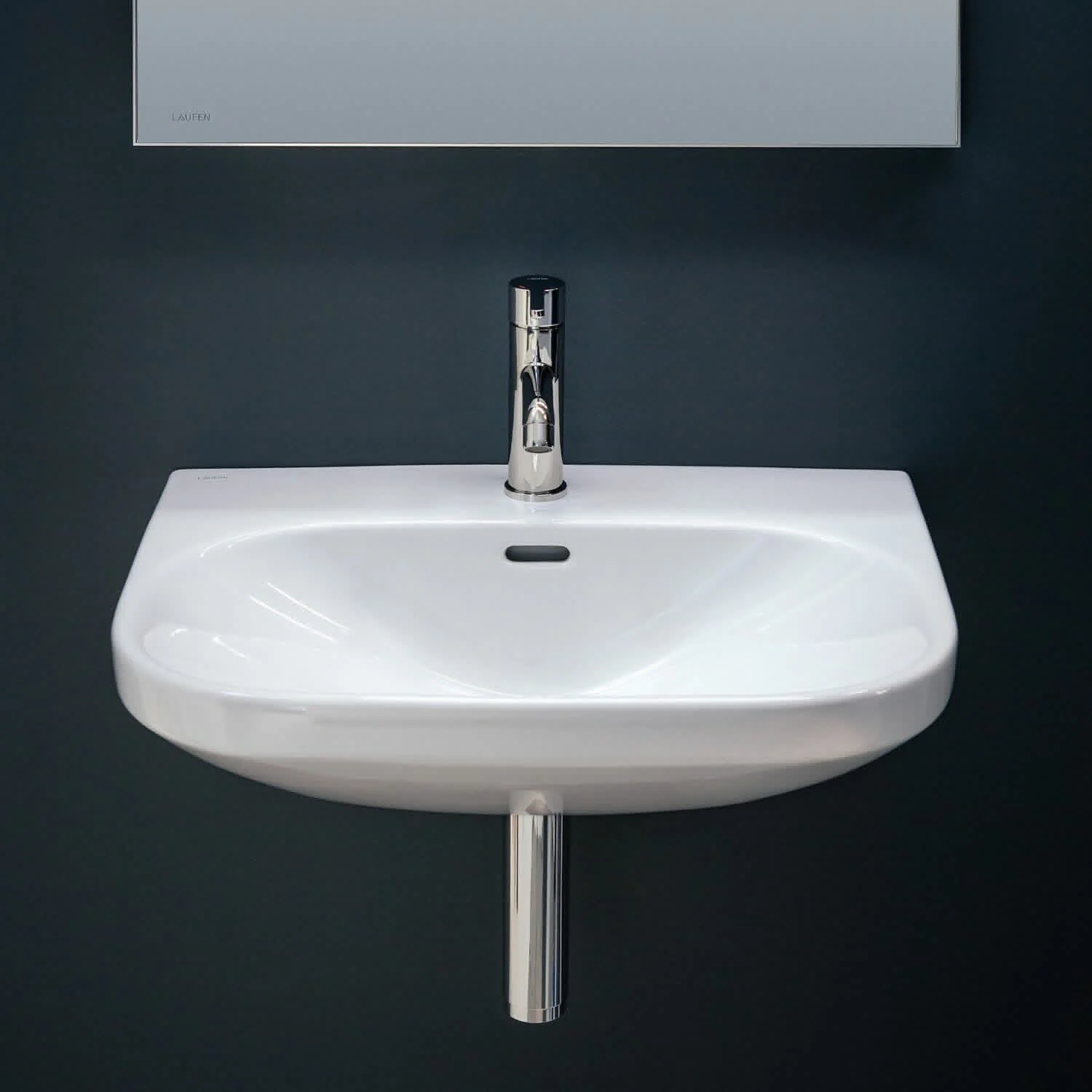 LAUFEN LUA Waschtisch 60 x 46 cm mit Hahnloch, mit Überlauf, nicht unterbaufähig LAUFEN LUA Waschtisch 60 x 46 cm mit Hahnloch, mit Überlauf, nicht unterbaufähig