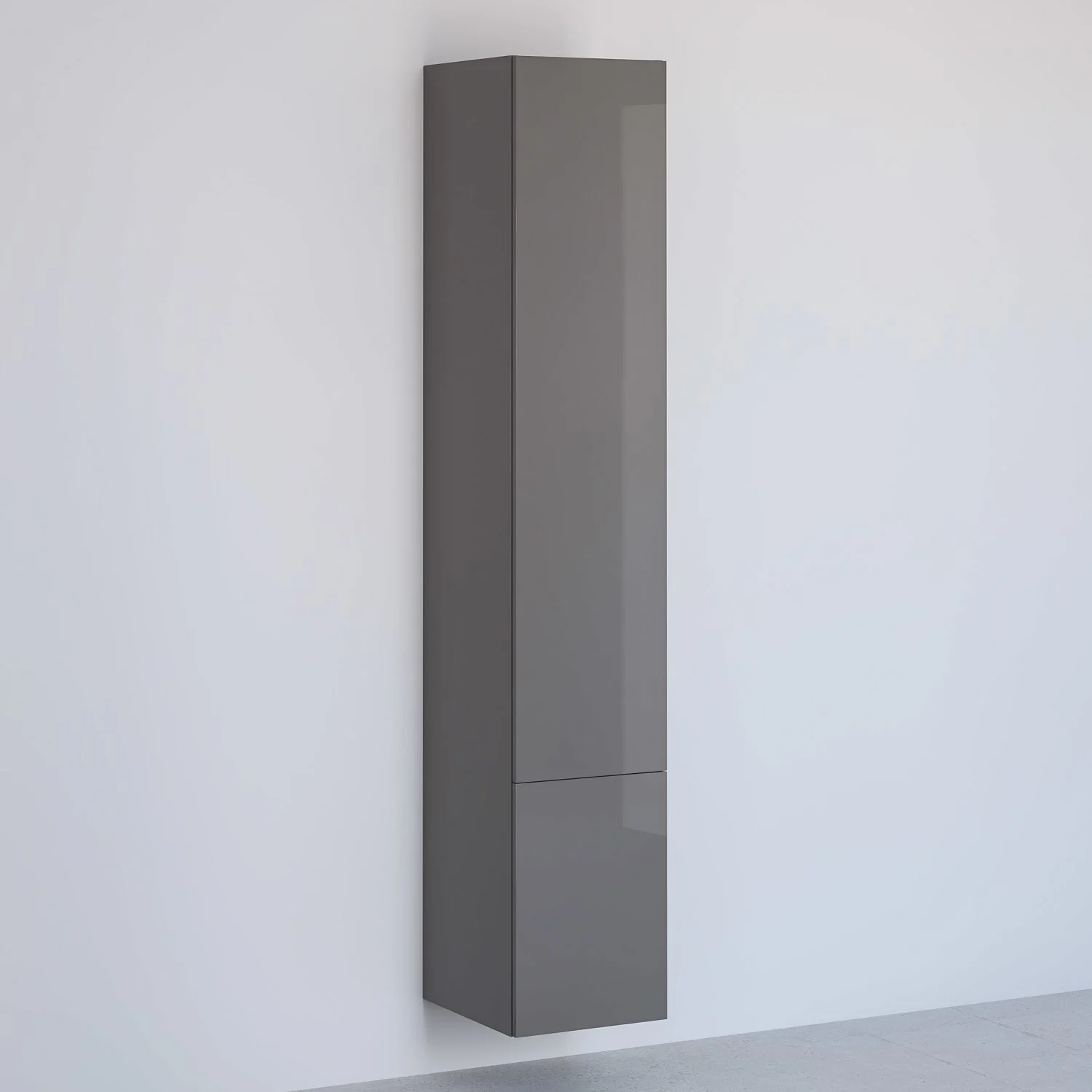 Kronenbach Cube Hochschrank 30 x 168 cm, 2 Türen, Anschlag rechts, mit TIP-ON Kronenbach Cube Hochschrank 30 x 168 cm, 2 Türen, Anschlag rechts, mit TIP-ON