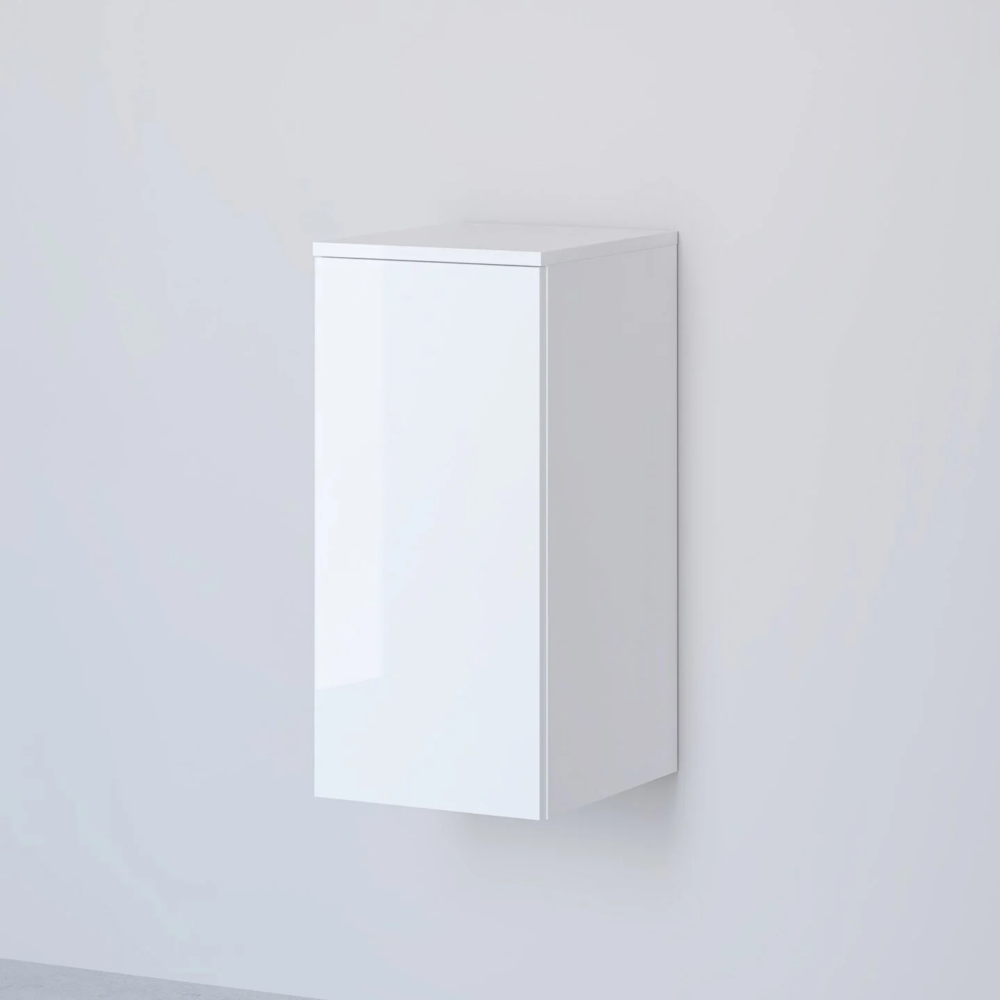 Kronenbach Cube Highboard 30 x 64,6 cm, 1 Tür, Anschlag links, mit TIP-ON