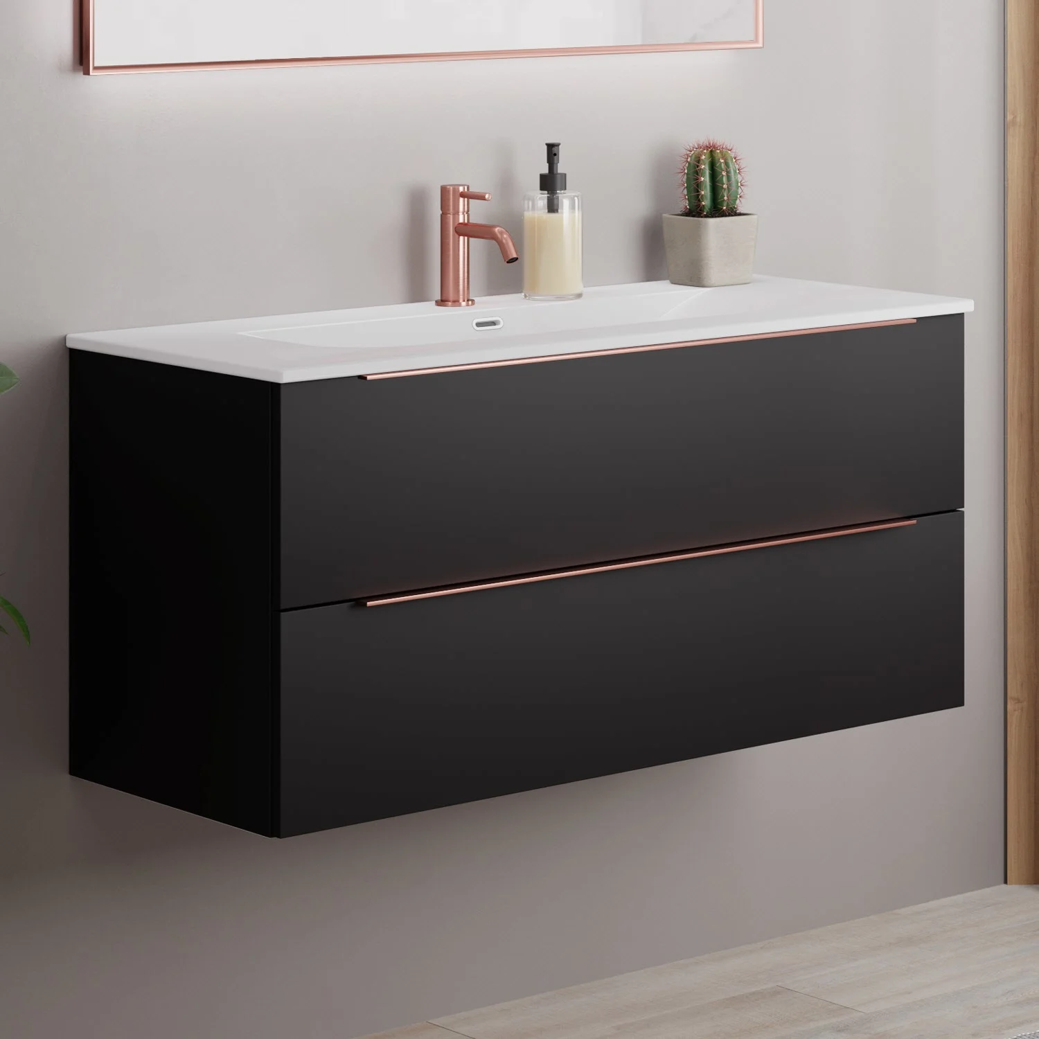 pianura Lucia Waschtisch mit Unterschrank 82 cm