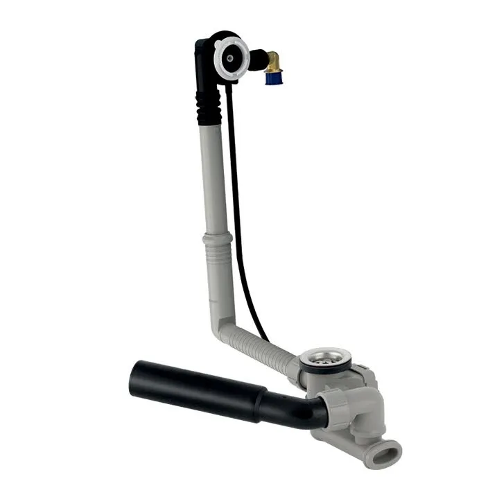 Geberit Badewannen-Ablauf mit Drehbetätigung und Zulauf, D52