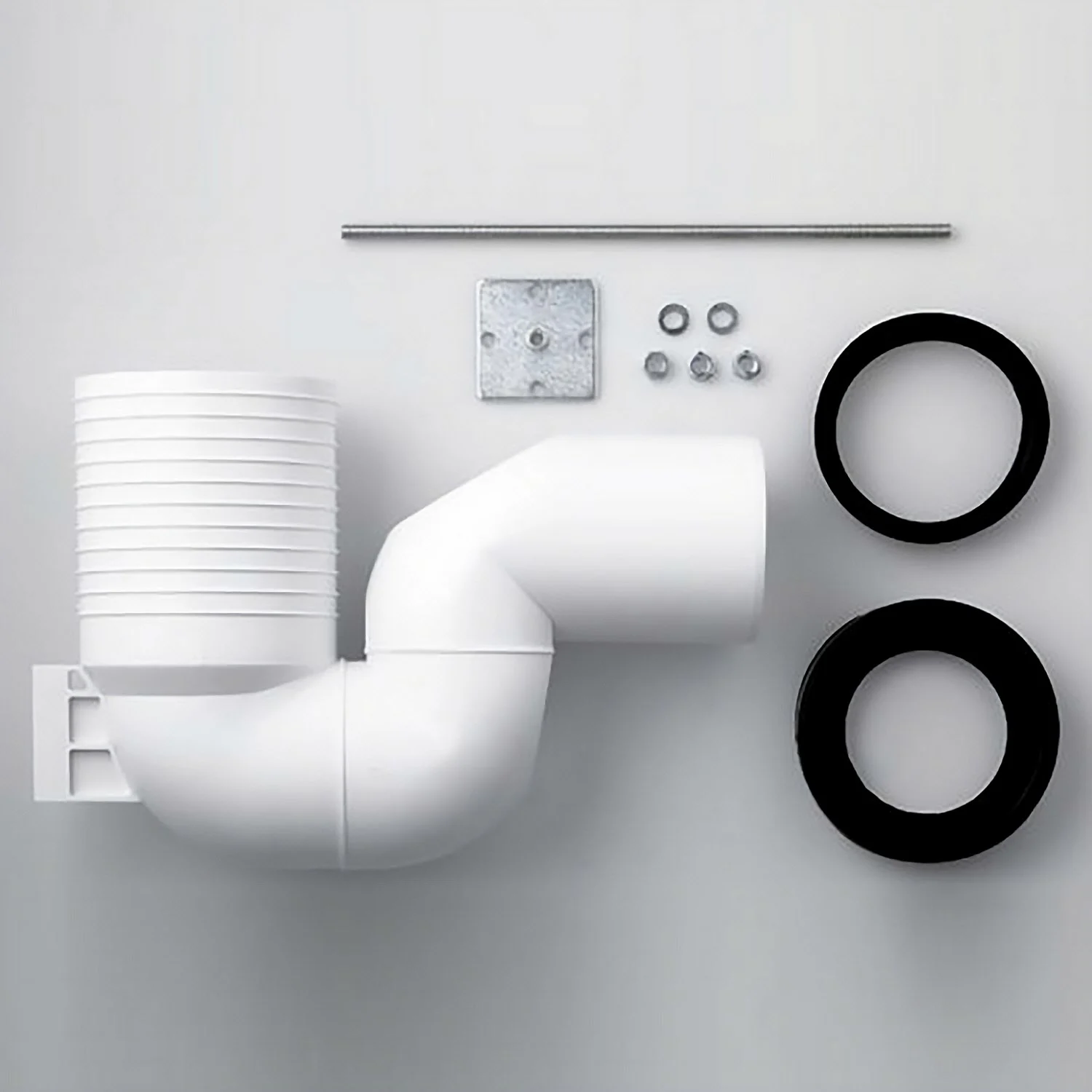 LAUFEN Vario Spezialablaufbogen bei Abgang senkrecht 22 -35 cm LAUFEN Vario Spezialablaufbogen bei Abgang senkrecht 22 -35 cm