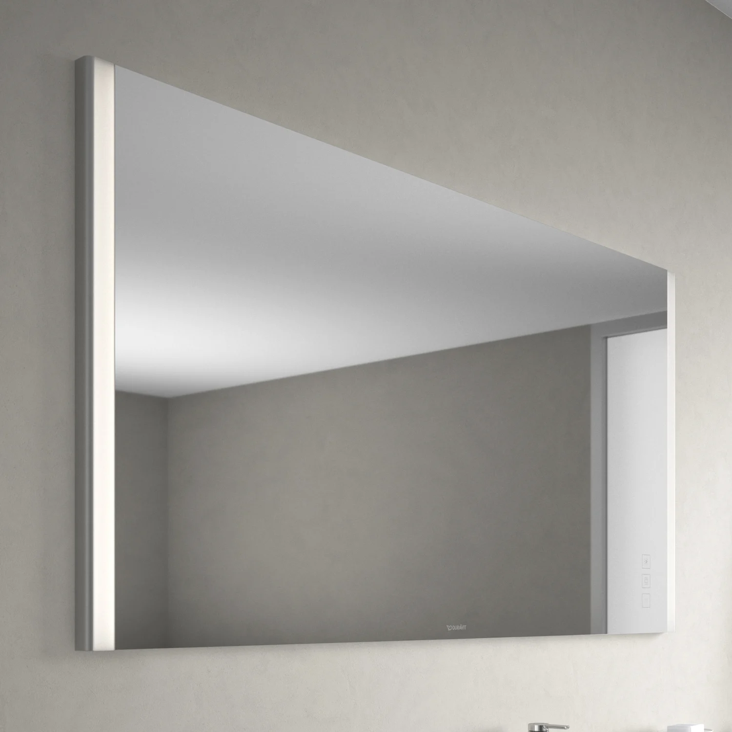 Duravit XSquare Badspiegel mit LED-Beleuchtung 140 x 80 cm