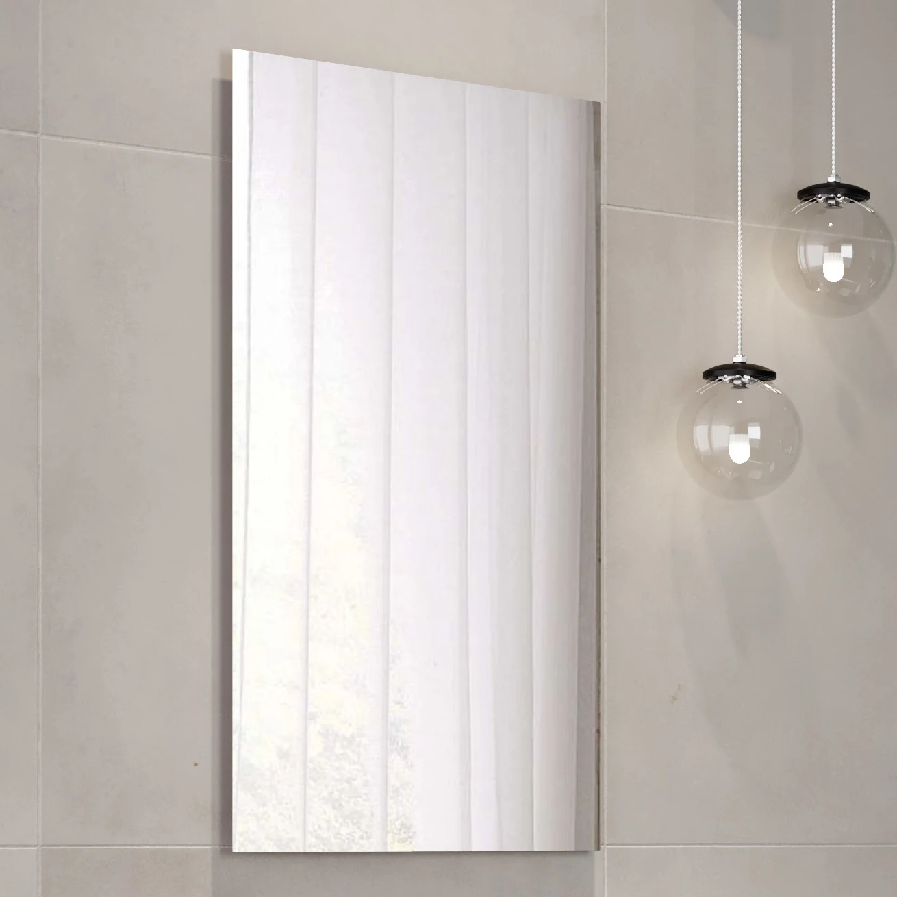 pianura Mia Badspiegel 40 x 70 cm – Spiegel für Ihr modernes Badezimmer