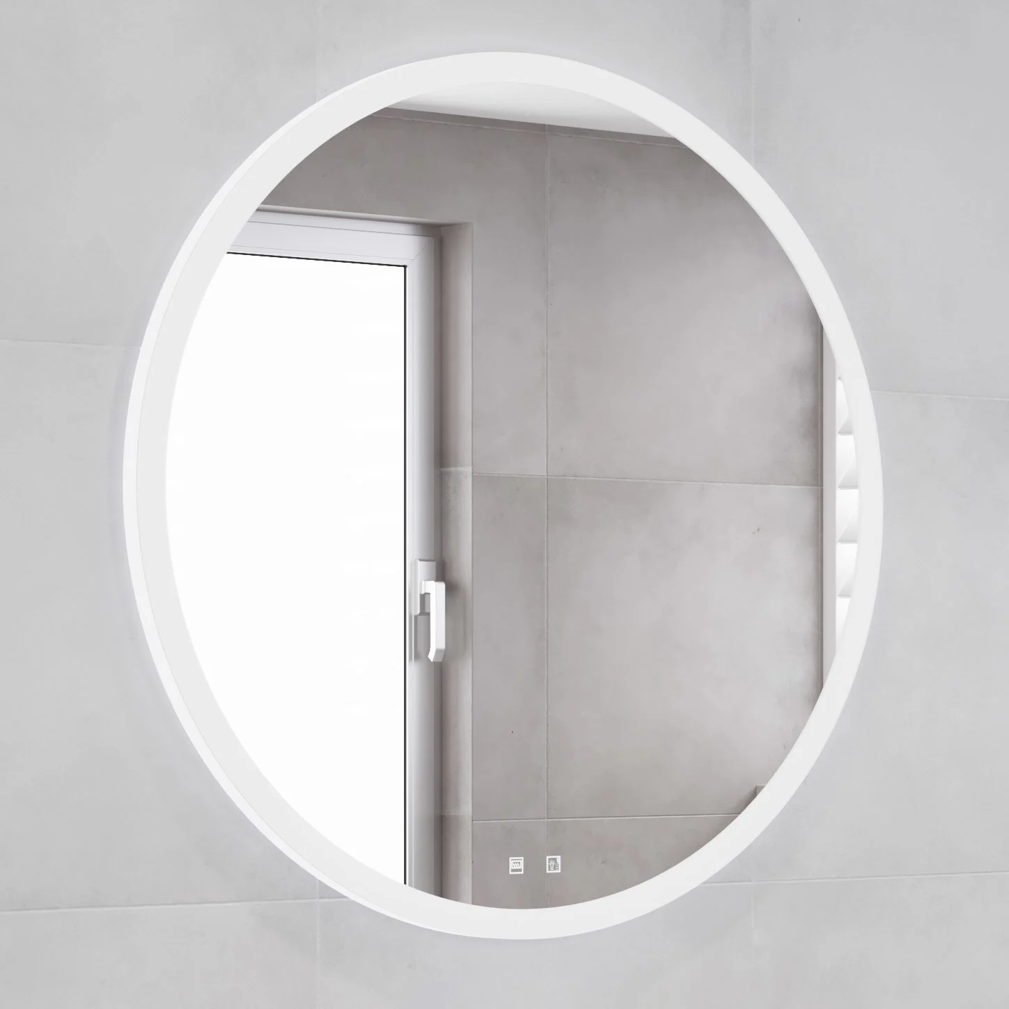 pianura Mia LED-Badspiegel 80 cm mit Spiegelheizung für ein perfektes Badezimmerambiente