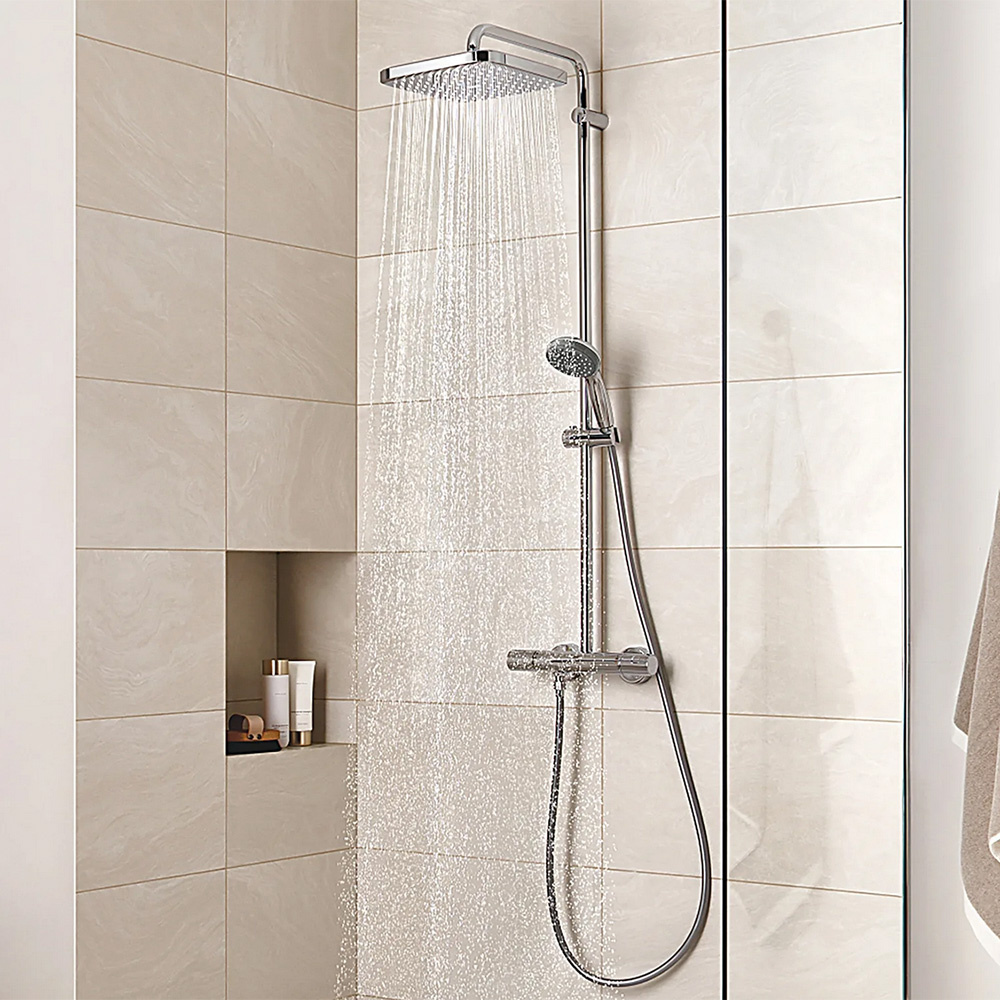 GROHE Vitalio Start 250 Cube Brause- & Duschsystem inkl. Thermostat