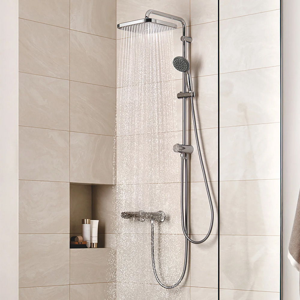 Grohe Vitalio Start System 250 Cube Flex Duschsystem mit Umstellung 
