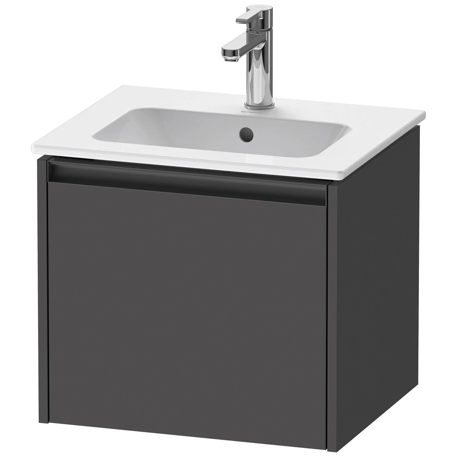 Duravit Ketho.2 Waschtischunterbau wandhängend, 1 Auszug, 51 cm