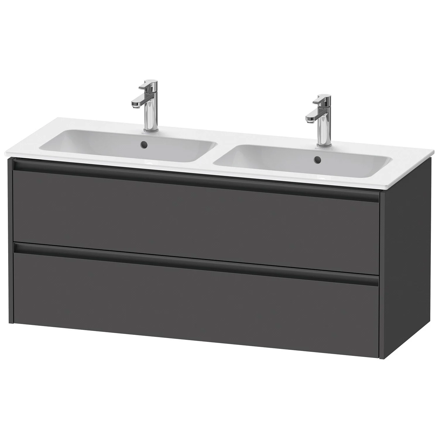Duravit Ketho.2 Waschtischunterbau wandhängend, 2 Auszüge, 128 cm