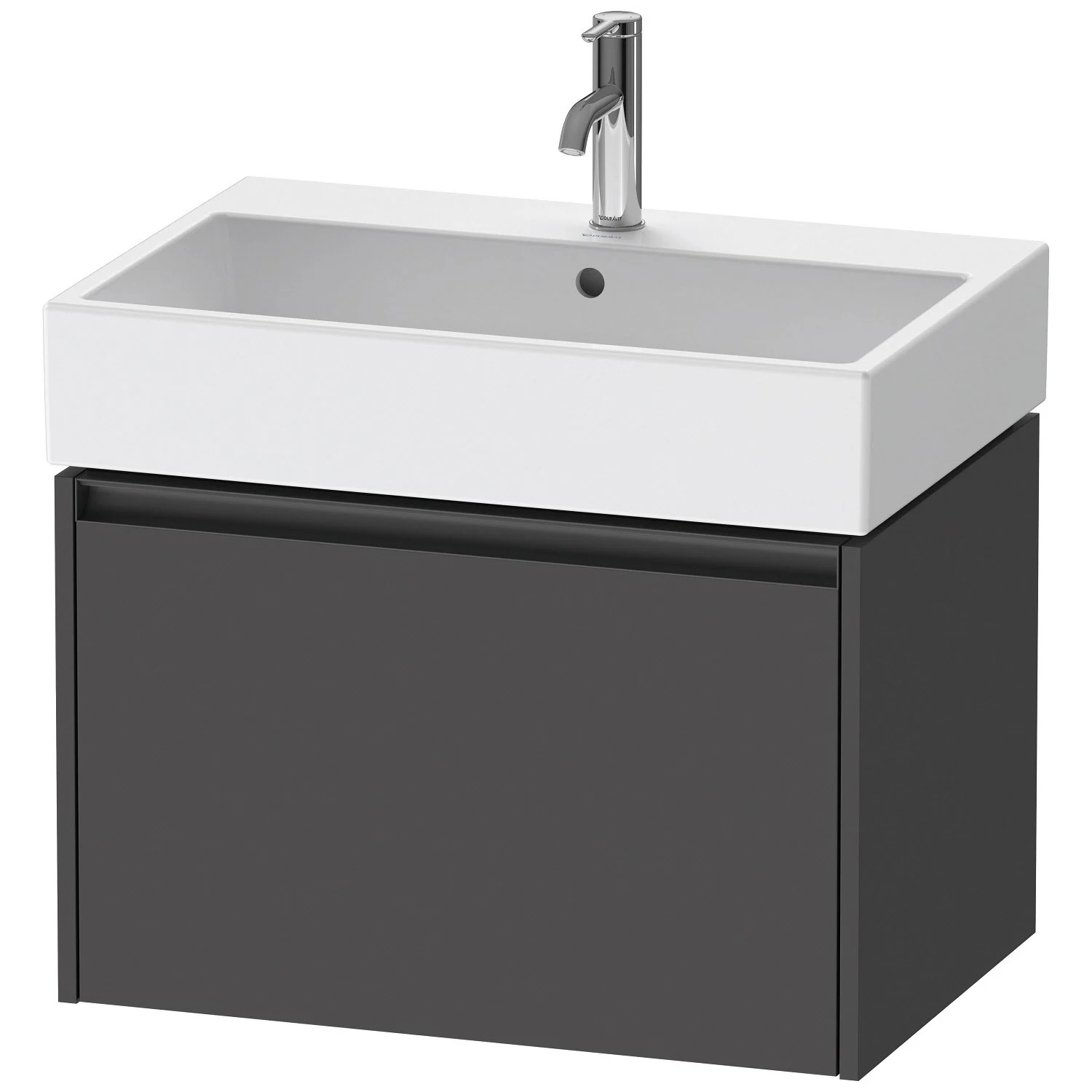 Duravit Ketho.2 Waschtischunterbau wandhängend, 1 Auszug, 68,4 cm