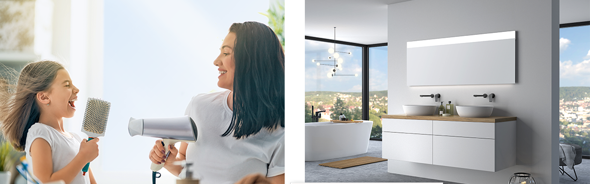 Ihr neu gestaltetes Badezimmer genießen!