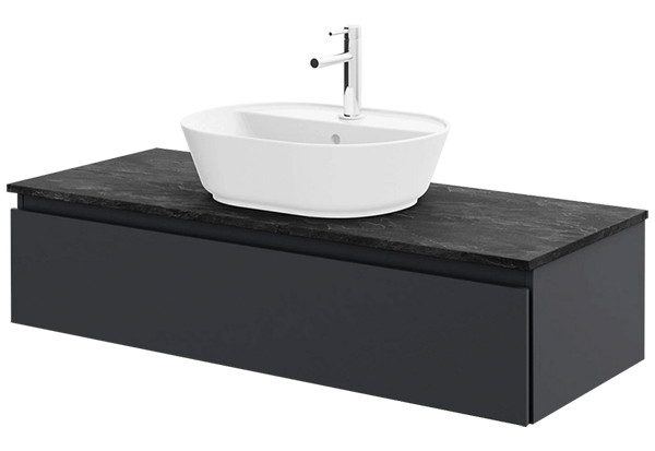 Steinkamp Value Waschtischunterschrank 120 cm, schwarz matt