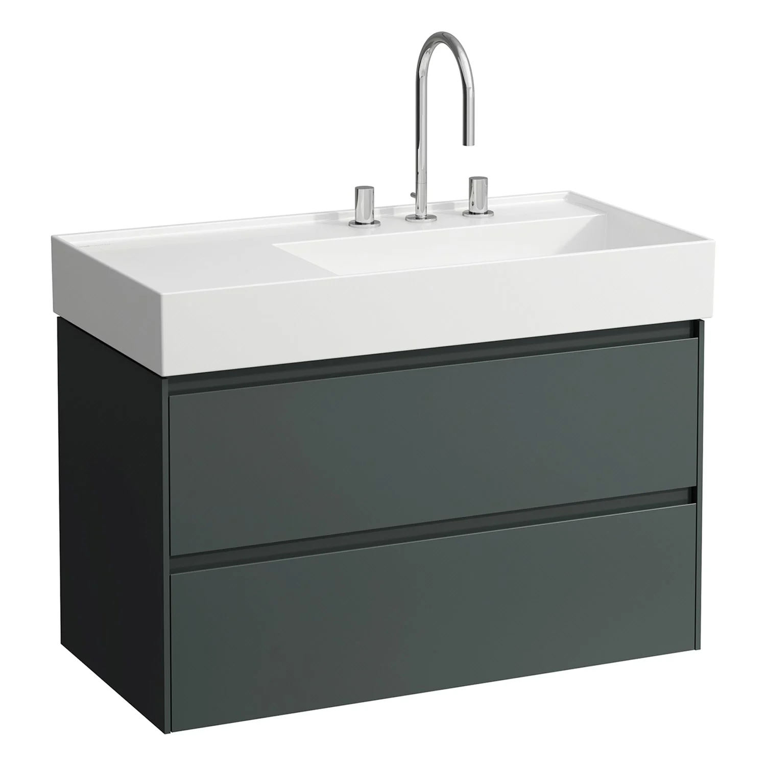LAUFEN LANI für Kartell • LAUFEN Waschtischunterschrank 88 x 45 cm mit 2 Auszügen LAUFEN LANI für Kartell • LAUFEN Waschtischunterschrank 88 x 45 cm mit 2 Auszügen
