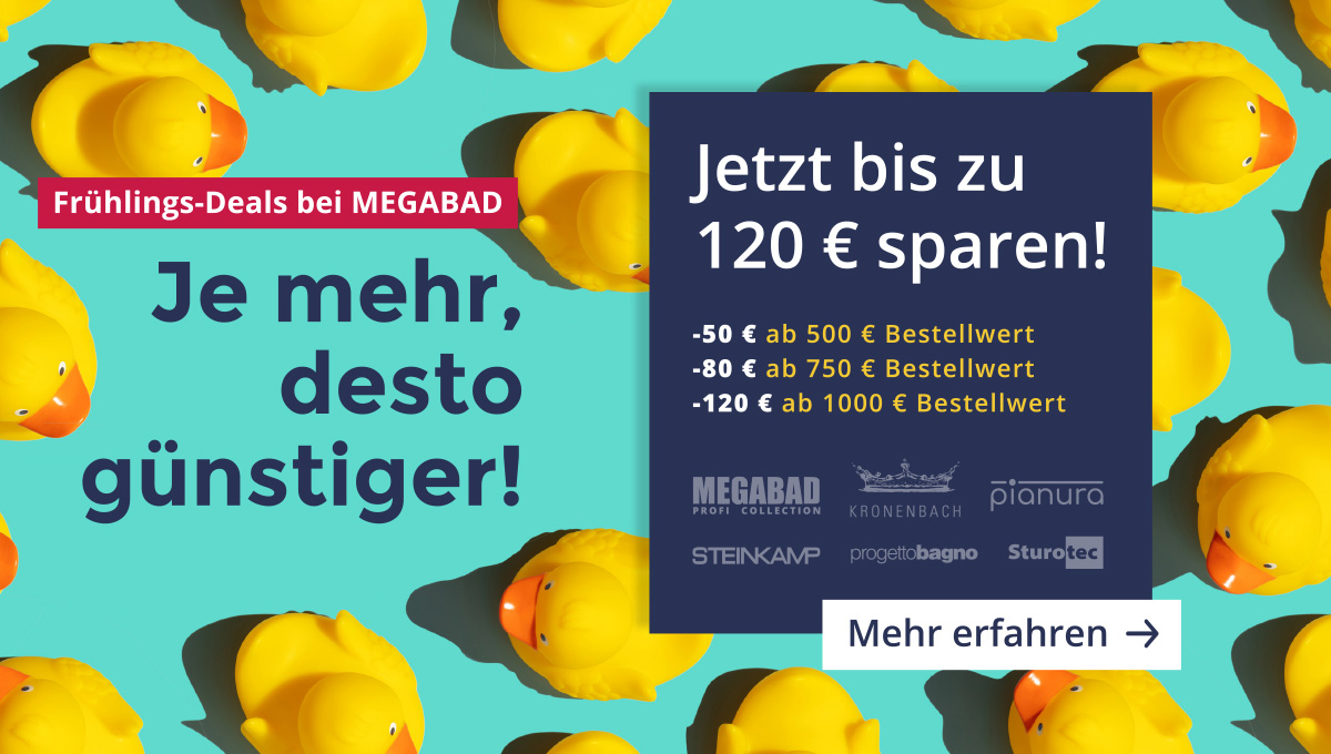 Jetzt bis zu 120 € Rabatt bei unseren Frühlings-Deals! 
