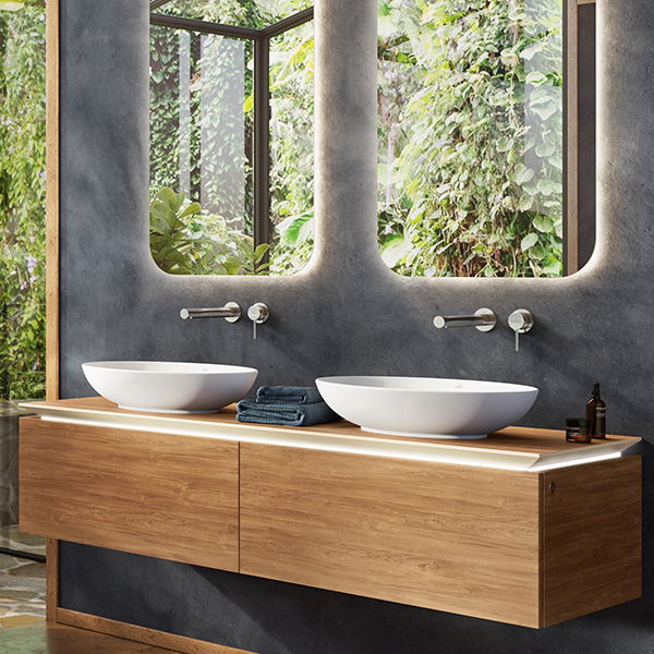 Villeroy & Boch Loop & Friends Loop & Friends Einhebel-Waschtischauslauf-Set, chrom