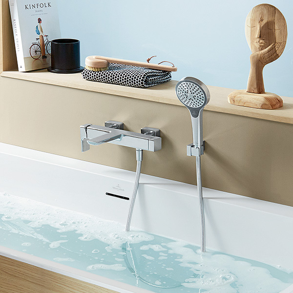 Villeroy & Boch Subway 3.0 Einhebel-Badewannenarmatur, chrom