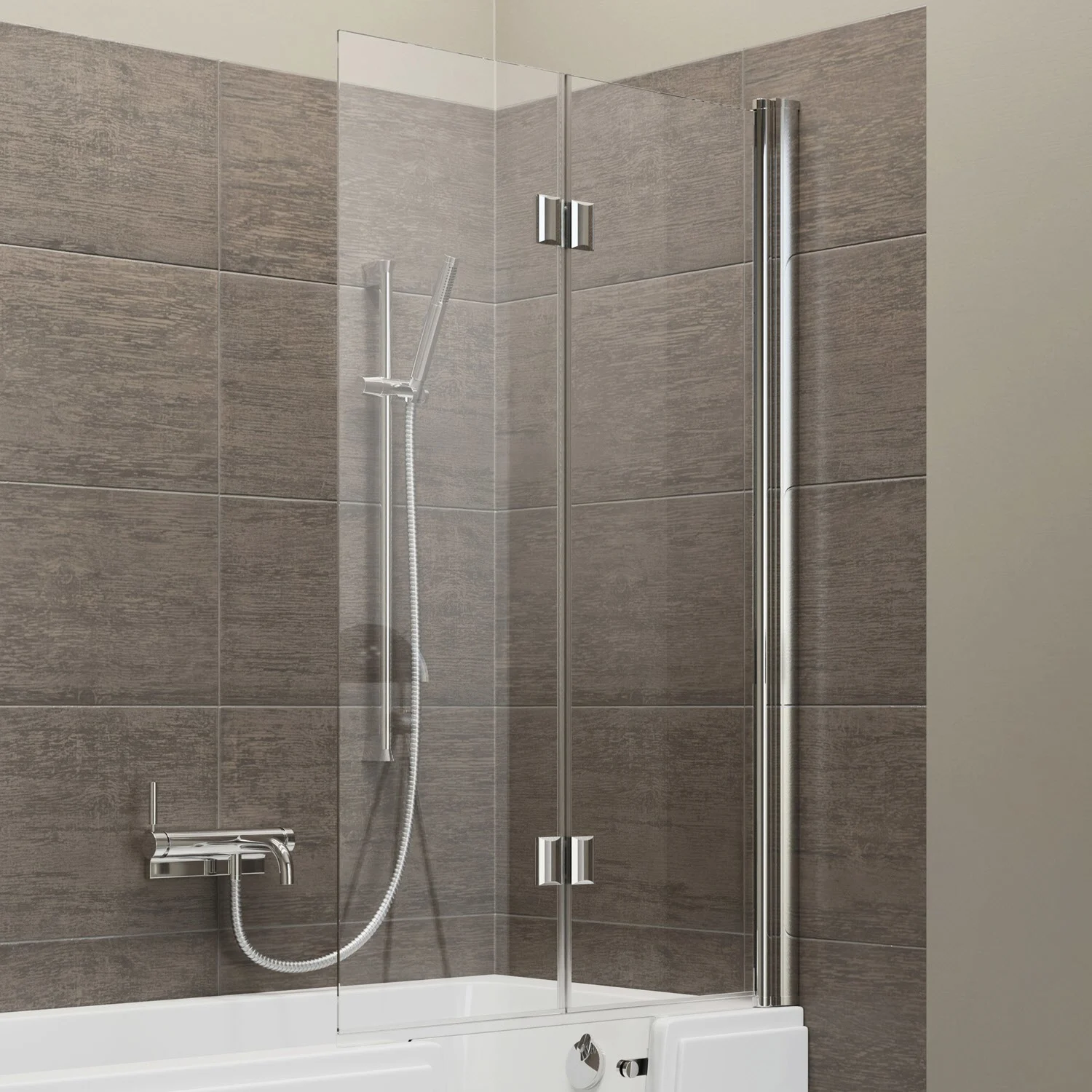 Steinkamp easy entry Badewannenaufsatz 2-teilig, Anschlag rechts