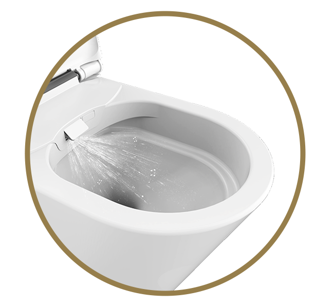 Kronenbach Tube Dusch-WC - Befeuchtungsfunktion