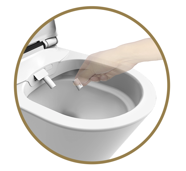 Kronenbach Tube Dusch-WC - Herausnehmbarer Duschkopf