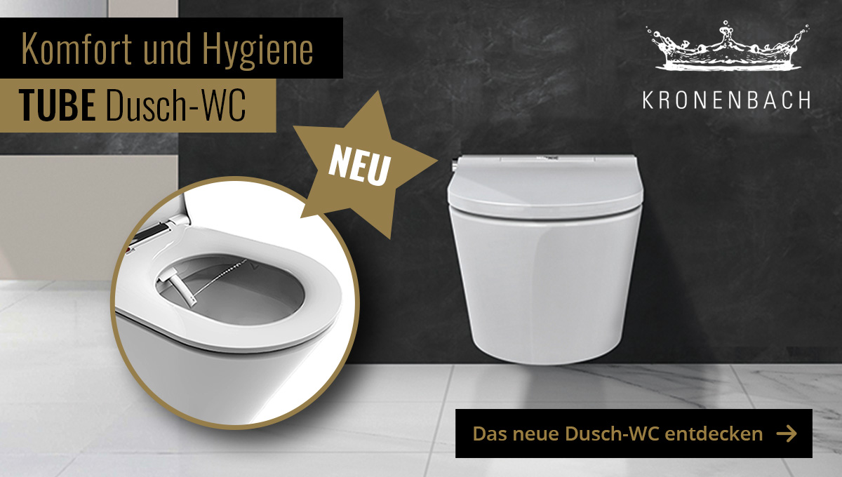 Das neue Dusch-WC der Extraklasse: Kronenbach Tube