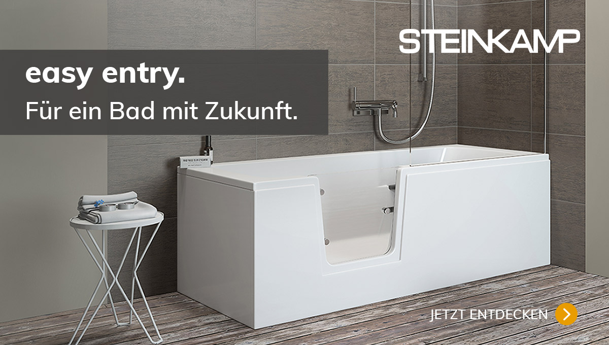 easy entry Badewanne von Steinkamp 