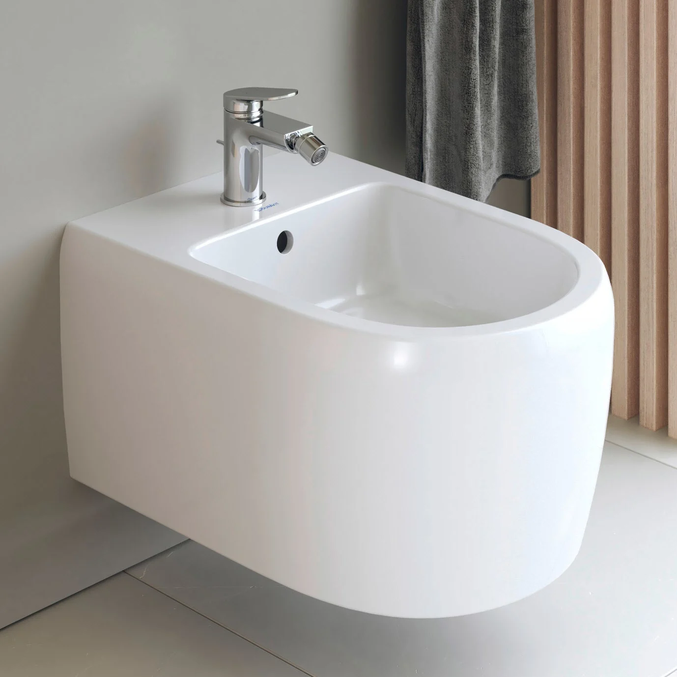 Duravit Qatego Wand Bidet mit HygieneGlace