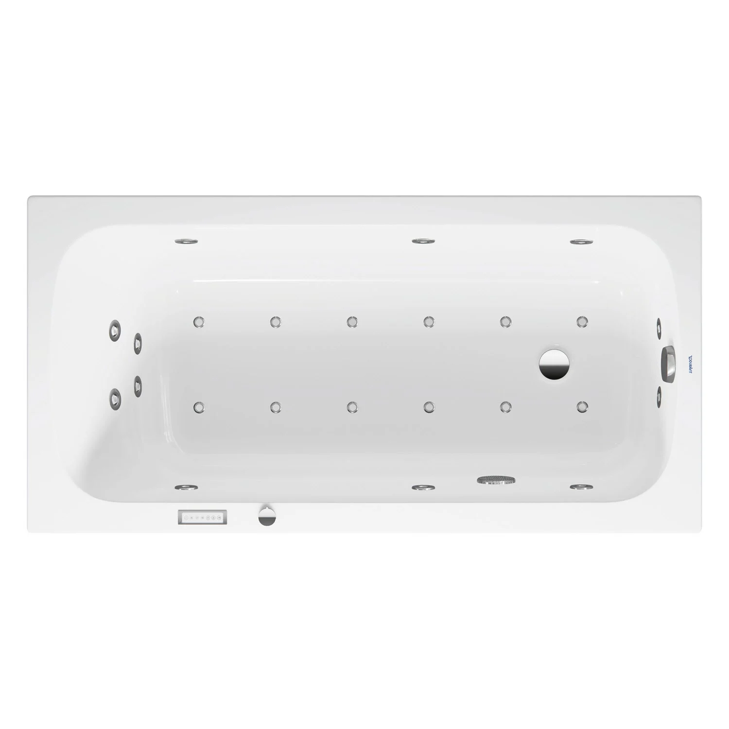 Duravit Qatego Rechteck-Whirlwanne mit Combi-System E 150 x 75 cm, Einbauversion