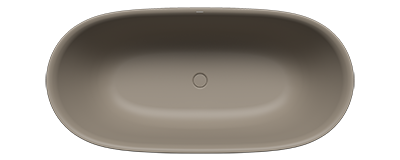 KALDEWEI OYO DUO - Freistehende Badewanne, Warm grey 60