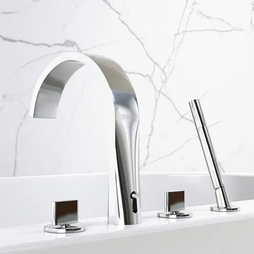 Steinberg Serie 280 4-Loch Wannenrand-Armatur