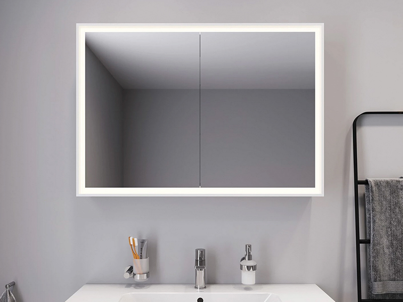 Duravit L-Cube Spiegelschrank mit LED Beleuchtung 100 x 70 cm
