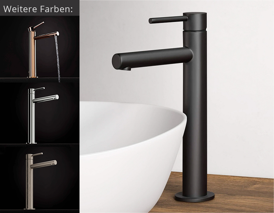 VitrA Origin Einhebel- Waschtischmischer, kurz, nickel gebürstet