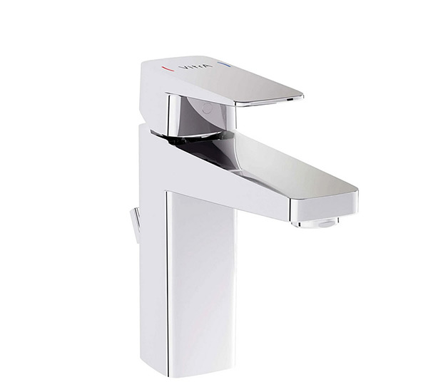VitrA Root Square Einhebel-Waschtischmischer M mit Ablaufgarnitur