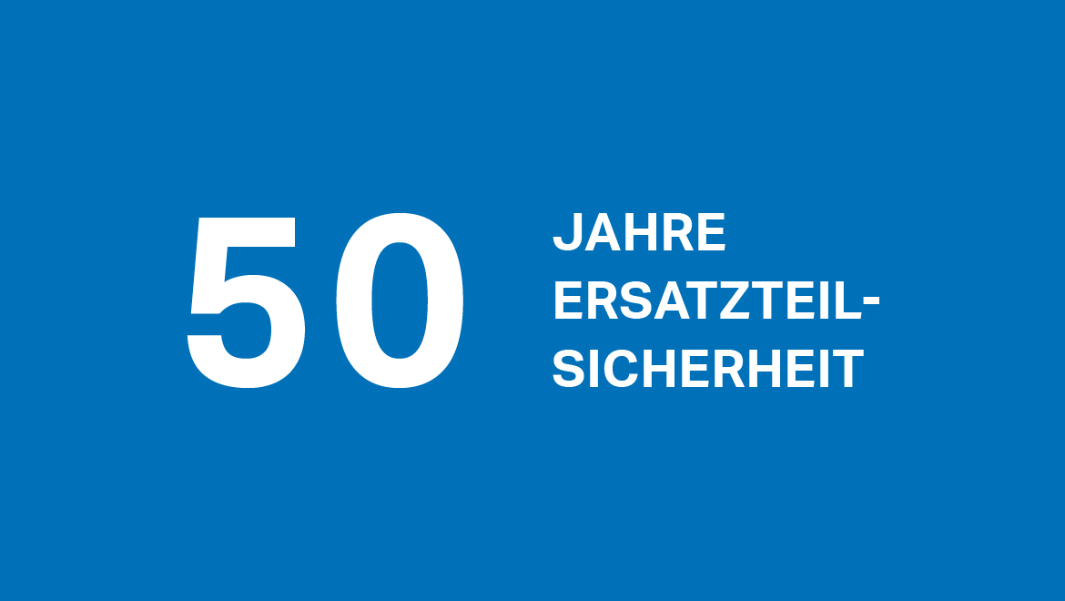 Geberit - 50 Jahre Ersatzteilsicherheit