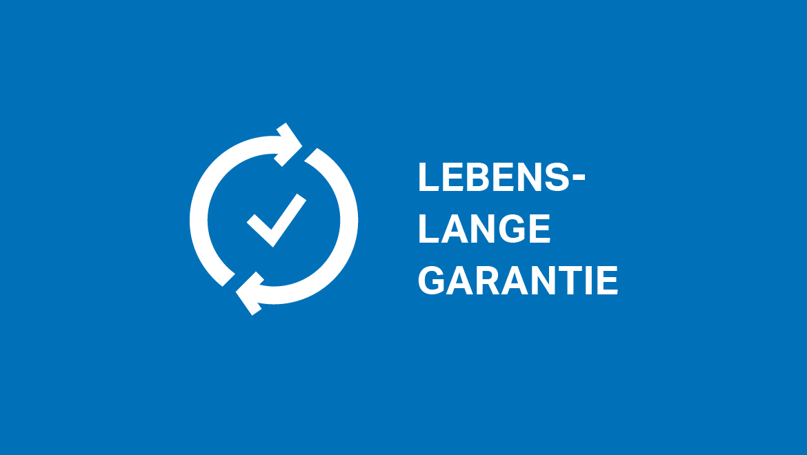 Geberit - Lebenslange Garantie