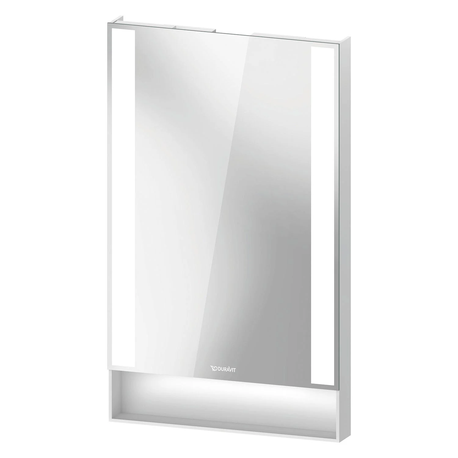 Duravit Qatego Badezimmerspiegel 45 x 75 cm mit beleuchteter Ablage