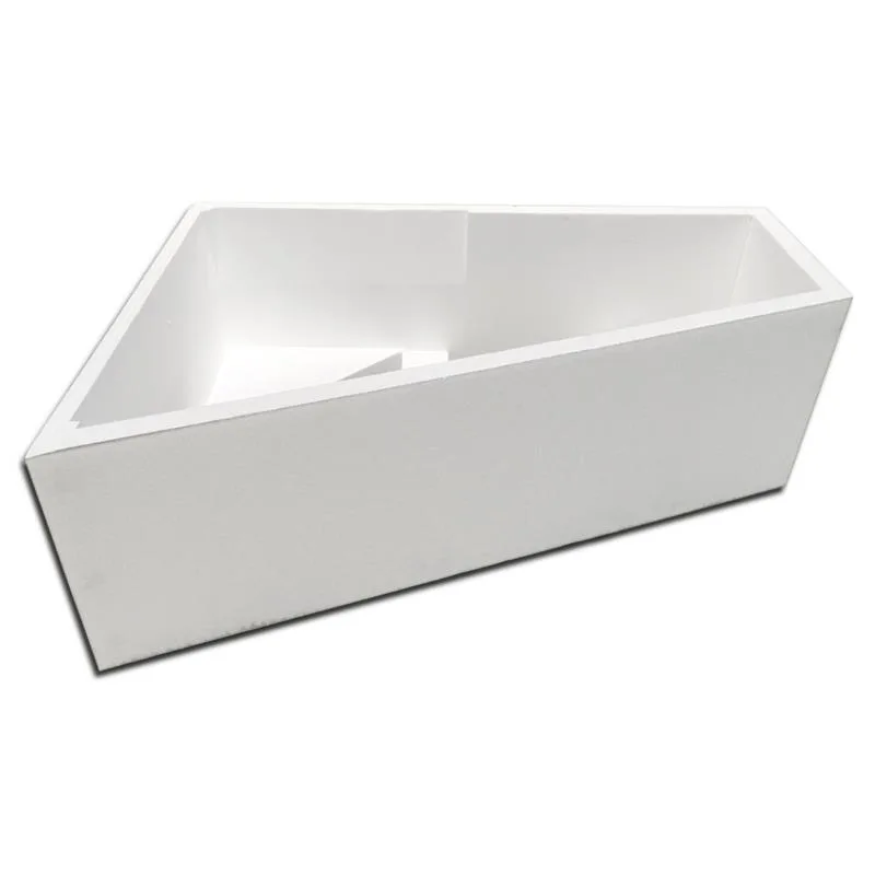 Sturotec Wannenträger für Duravit No. 1 Trapez-Badewanne 150 x 80 cm mit 1 Rückenschräge links