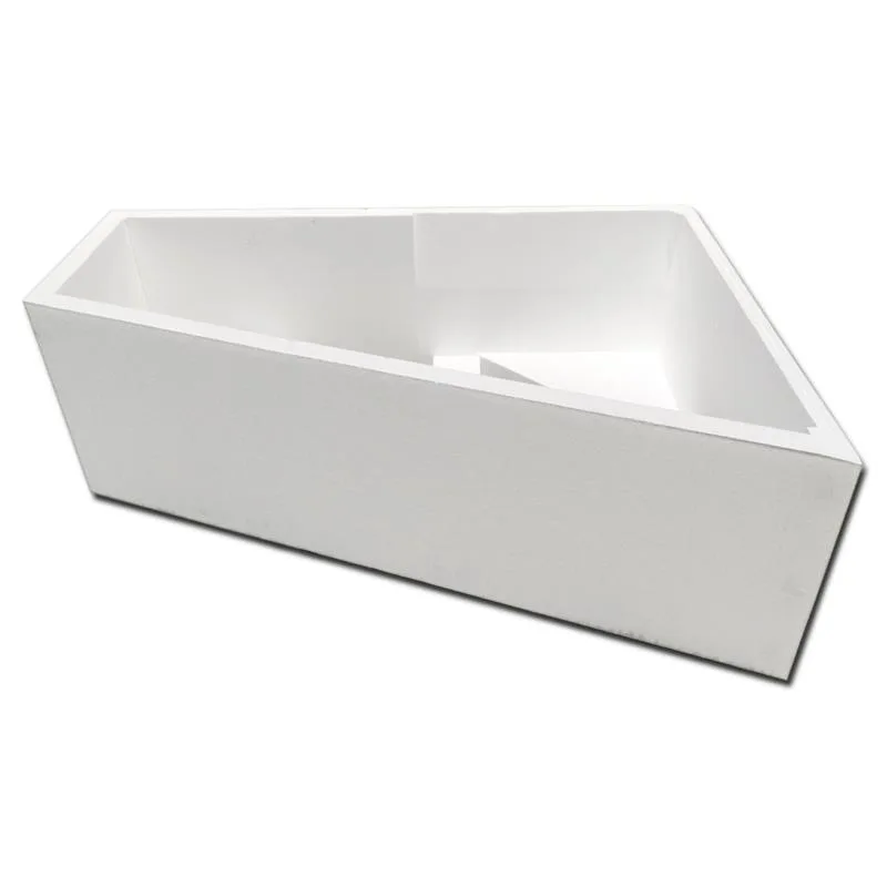 Sturotec Wannenträger für Duravit No. 1 Trapez-Badewanne 150 x 80 cm mit 1 Rückenschräge rechts