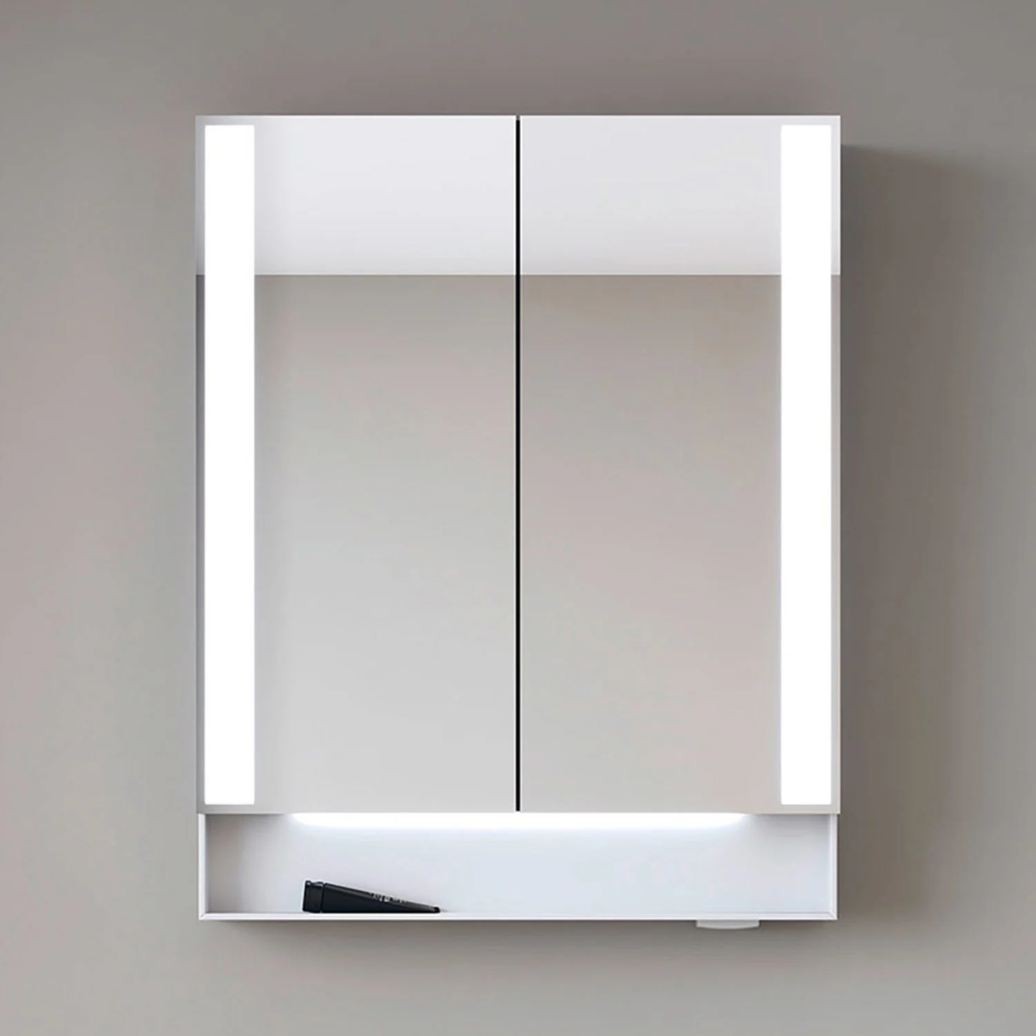 Duravit Qatego Spiegelschrank 60 x 75 cm, mit Innenbeleuchtung, LKZ: 1