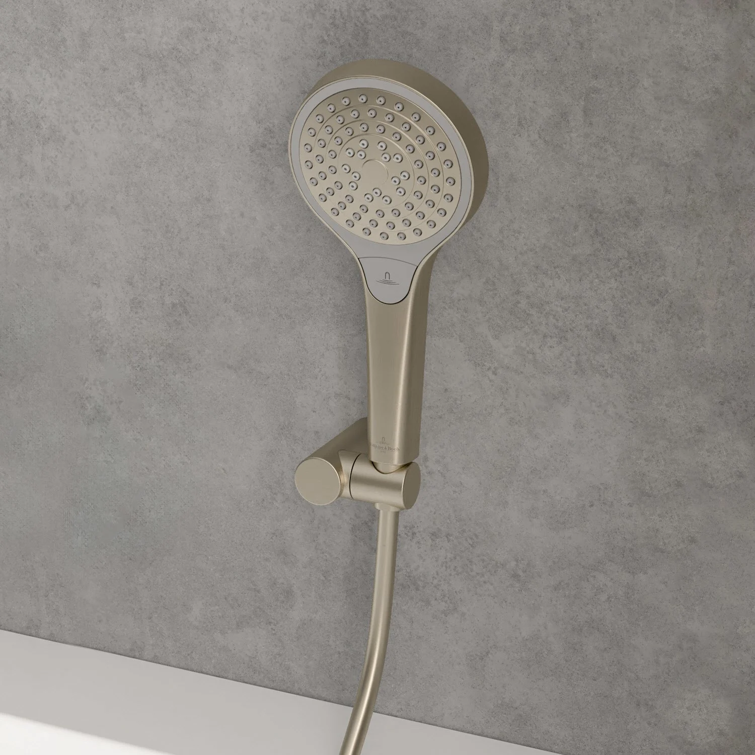 Villeroy & Boch Verve Showers Handbrause mit drei Strahlarten Villeroy & Boch Verve Showers Handbrause mit drei Strahlarten