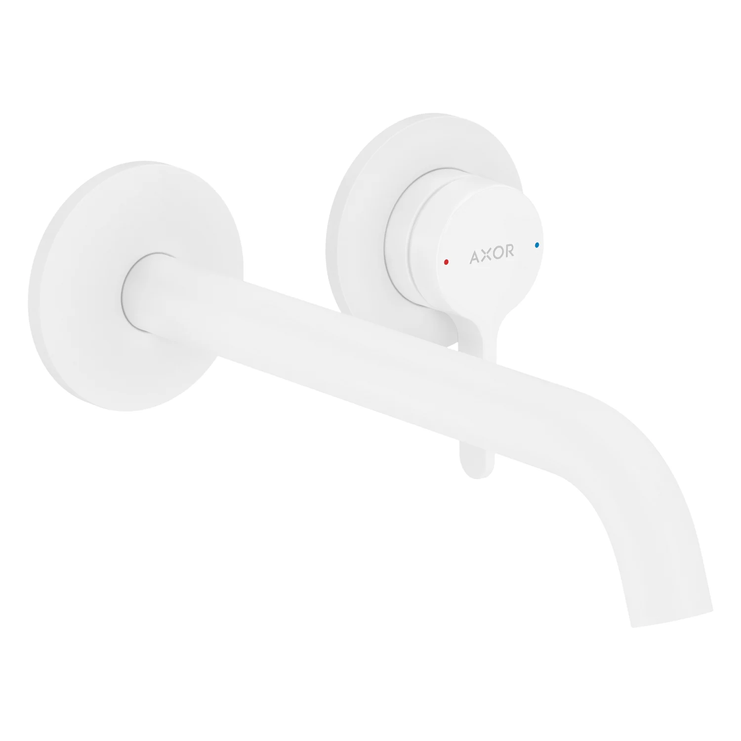 AXOR One Einhebel-Waschtischmischer UP für Wandmontage mit Hebelgriff und Auslauf 220
