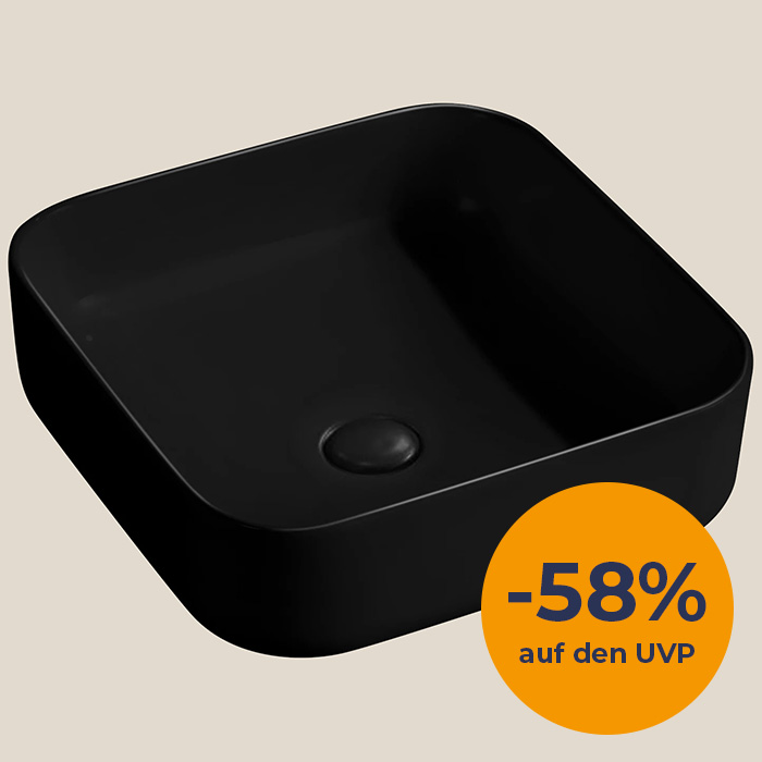 Kronenbach Cube Black Edition Aufsatzwaschtisch