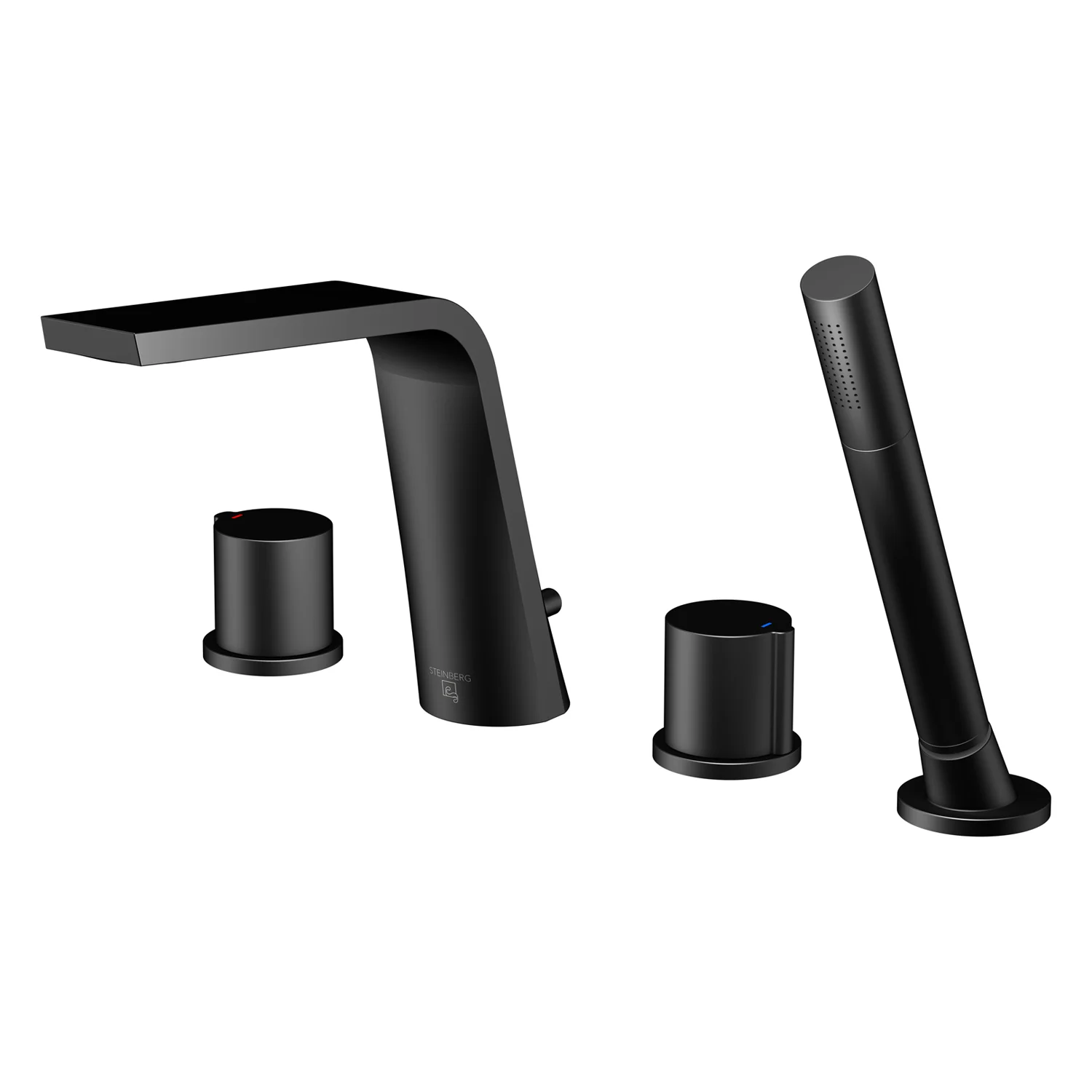 Steinberg Serie 260 4-Loch Wanne/Brause-Standarmatur mit Auslauf