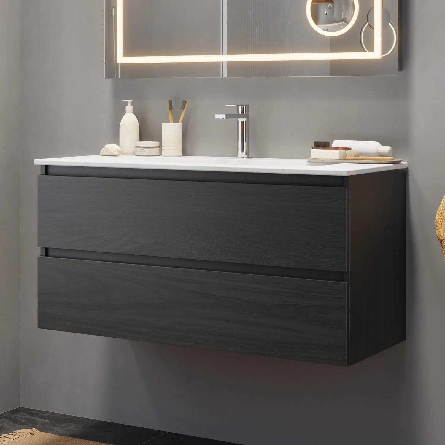 pianura Stella Waschtisch mit Unterschrank 102 cm