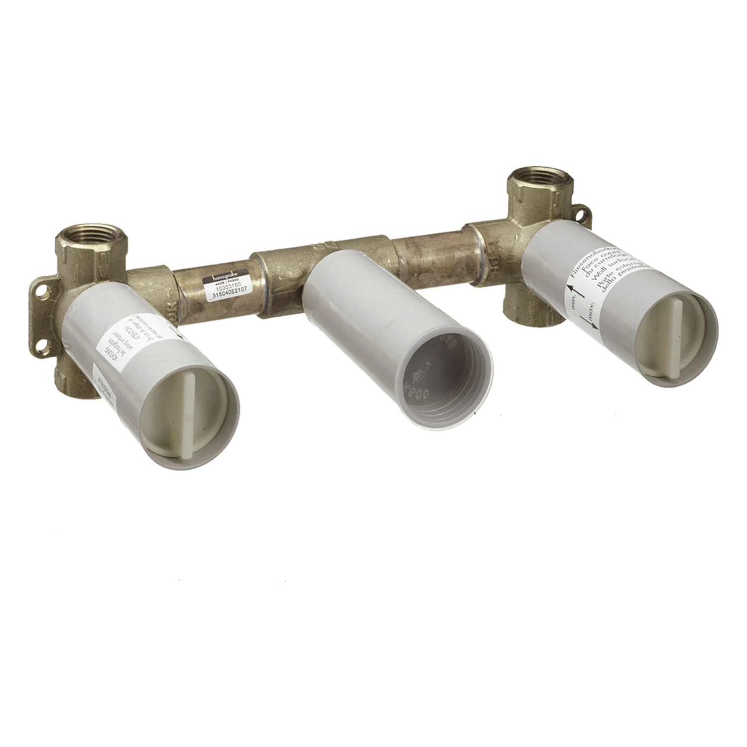 hansgrohe Grundkörper für 3-Loch Waschtisch Wandarmatur