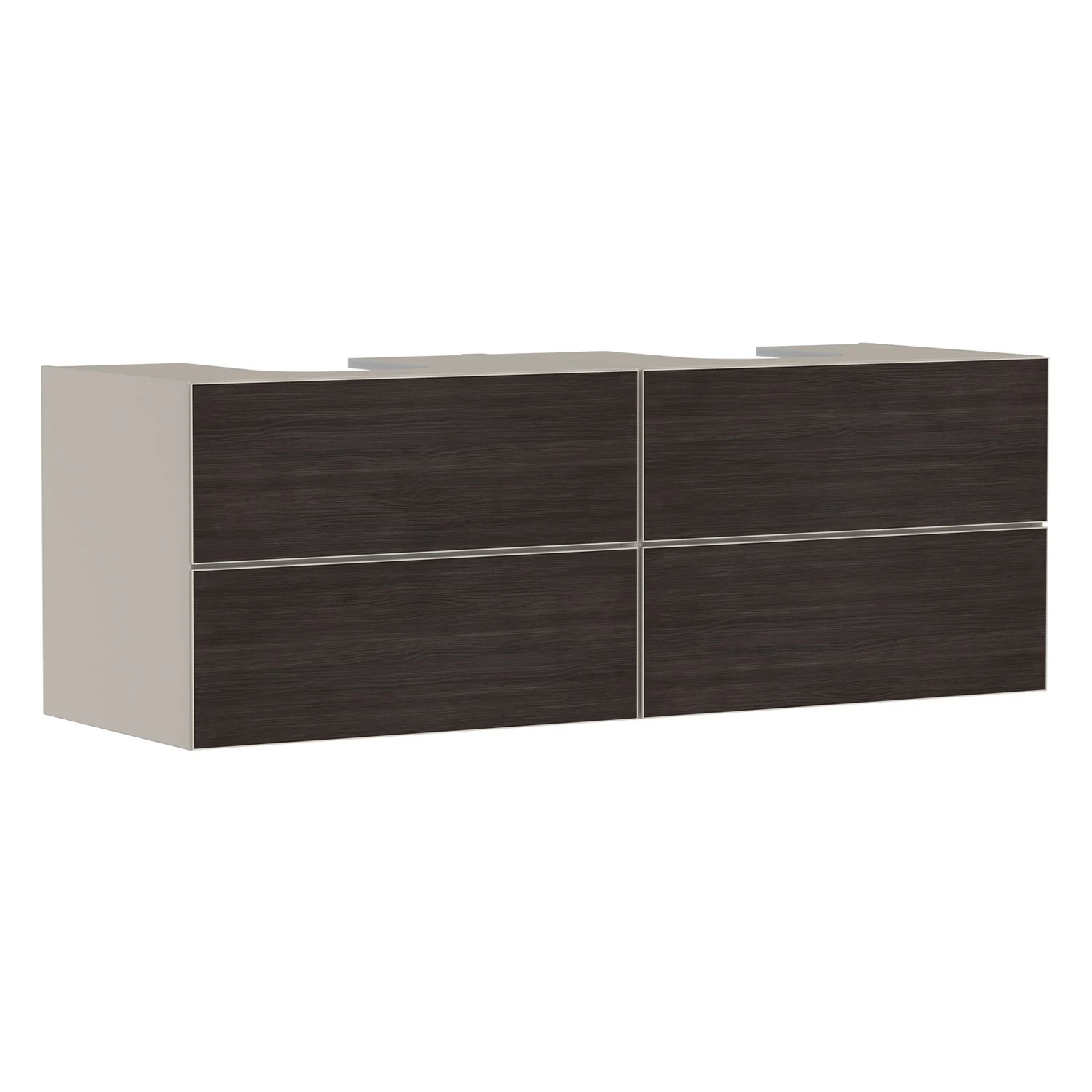 hansgrohe Xevolos E Waschtischunterschrank 157 x 55 cm mit 4 Schubkästen für Konsolen und 2 Aufsatzwaschtische hansgrohe Xevolos E Waschtischunterschrank 157 x 55 cm mit 4 Schubkästen für Konsolen und 2 Aufsatzwaschtische