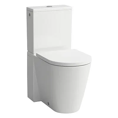 LAUFEN Kartell Stand-WC-Kombination spülrandlos, Tiefspüler