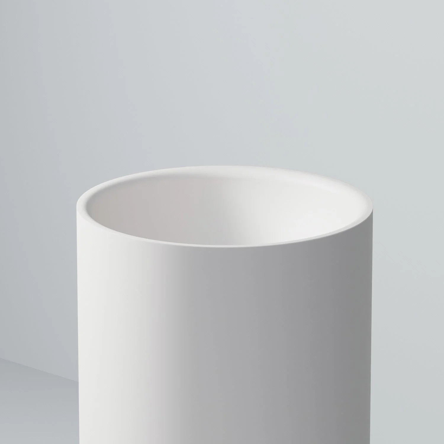 Steinberg Serie 445 Standwaschtisch aus Mineo Stone Ø 40 cm Steinberg Serie 445 Standwaschtisch aus Mineo Stone Ø 40 cm