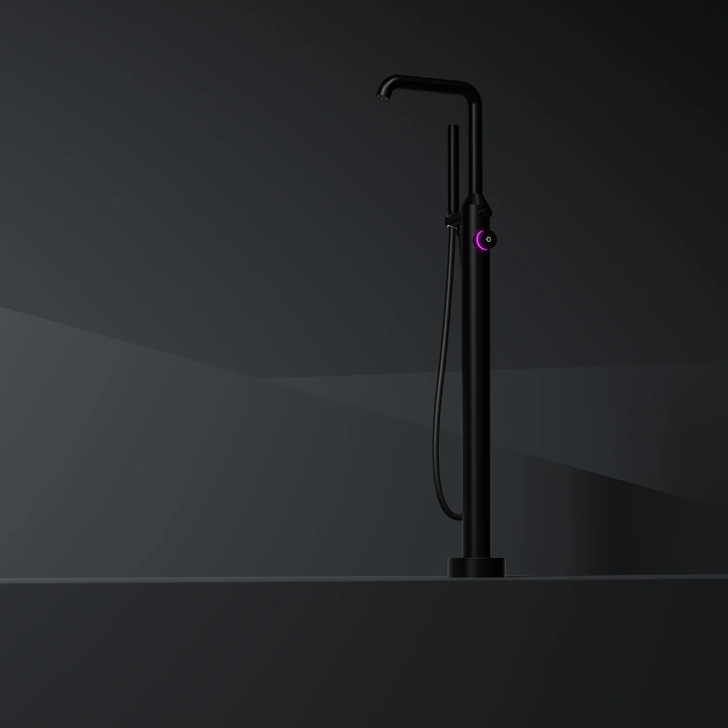 Steinberg Serie 310 freistehende Wannenarmatur mit elektronischer Bedienung