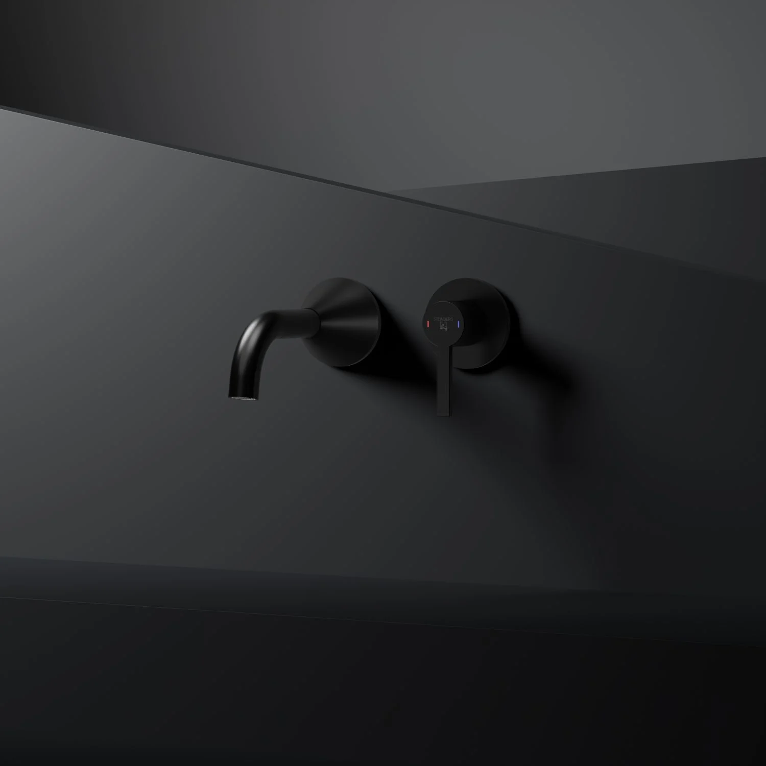 Steinberg Serie 315 Wand-Waschtischarmatur