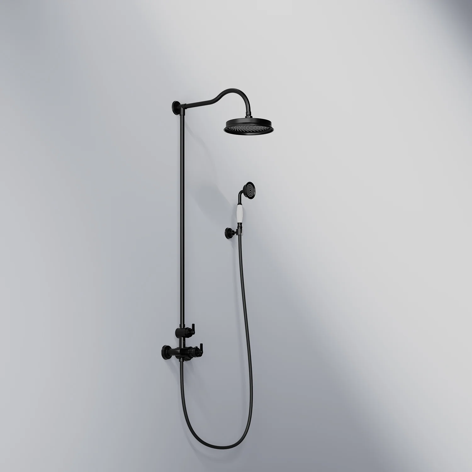 Steinberg Serie 350 Brauseset, komplett mit Thermostatarmatur, mit Regenbrause und Handbrause Steinberg Serie 350 Brauseset, komplett mit Thermostatarmatur, mit Regenbrause und Handbrause
